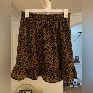 🐆 NWT cheetah print mini skirt